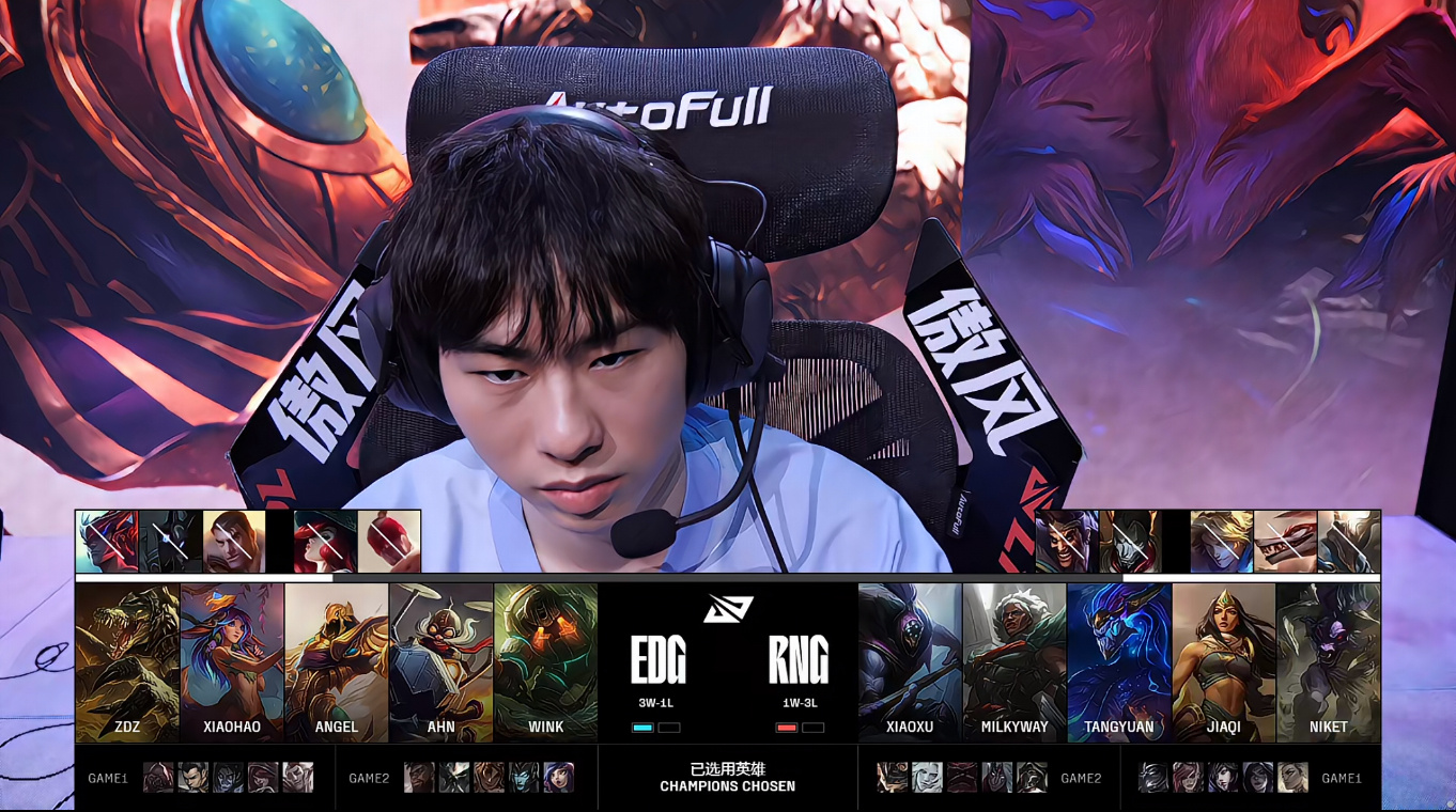 RNG险胜EG，Rekkles一己之力扛起全队